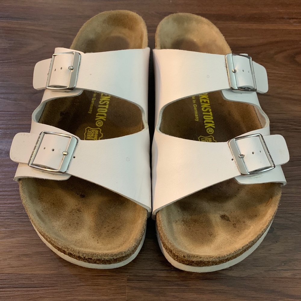 White Birkenstocks!